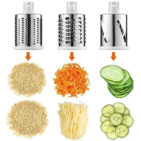 Coupe-Légumes Rotatif avec 3 Lames