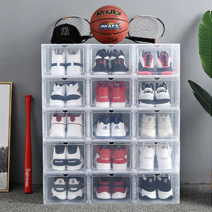 1 Boîte à Chaussures Transparente Empilable