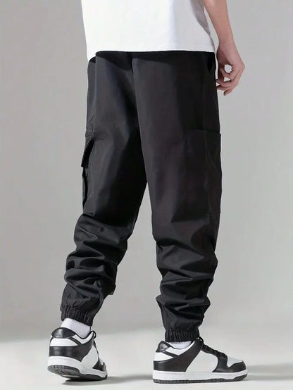 Pantalon Cargo avec Poches Zippées