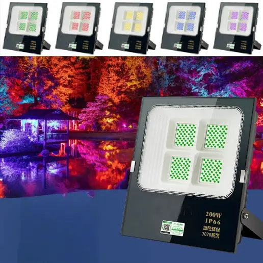 Projecteur Coloré LED 50W IP66 pour Jardin