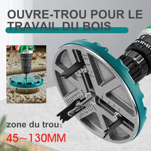 Scie-Cloche Réglable pour Perçage Multi-Diamètres