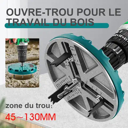 Scie-Cloche Réglable pour Perçage Multi-Diamètres