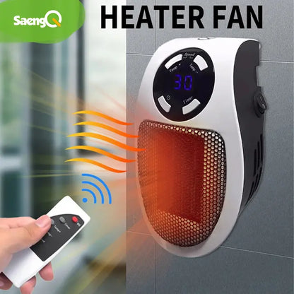 Chauffage d'appoint mural électrique avec télécommande