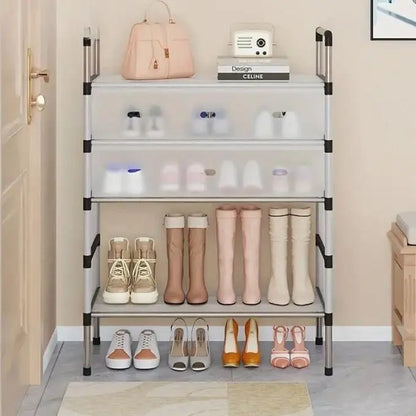 Meuble à Chaussures Fermé Anti-Poussière
