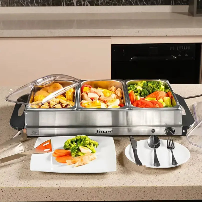 Réchaud Électrique de Table avec Plateaux Amovibles