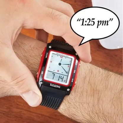 Montre parlante pour aveugles et personnes âgées