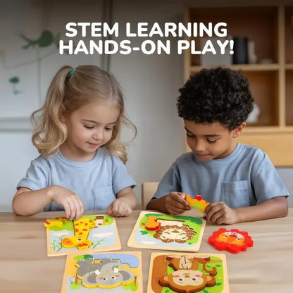 Puzzle en Bois pour Apprendre en Jouant