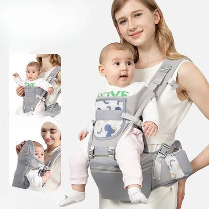 Porte-Bébé Ergonomique avec Siège de Taille