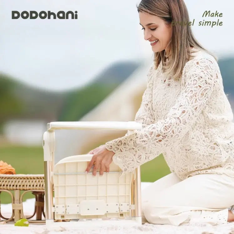 Chaise de Repas Enfant à Double Plateau