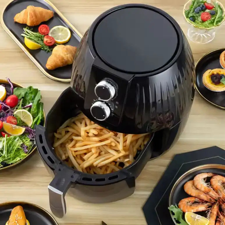 Friteuse à Air 5,5L avec Double Bouton de Commande