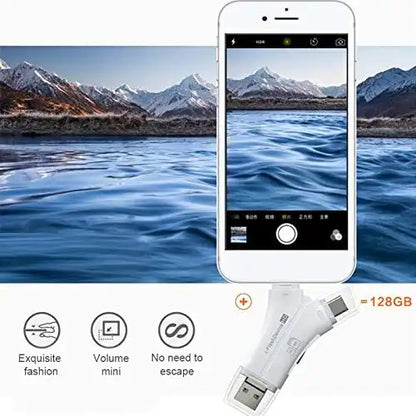 Lecteur de carte mémoire 4 en 1 USB Micro universel