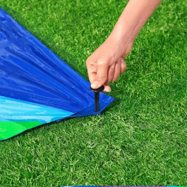 Tapis de Glisse Double avec Arroseurs Intégrés