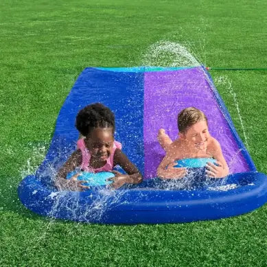 Tapis de Glisse Double avec Arroseurs Intégrés