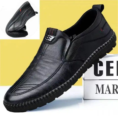 Chaussures décontractées en cuir pour hommes
