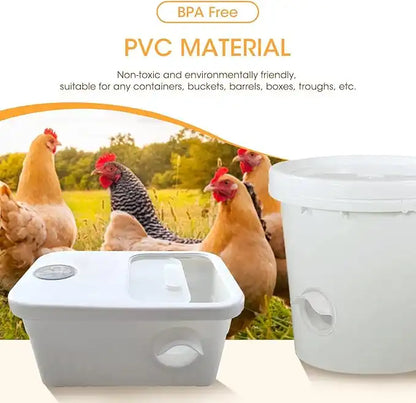 4X Mangeoire à Poules + Kit de fixation