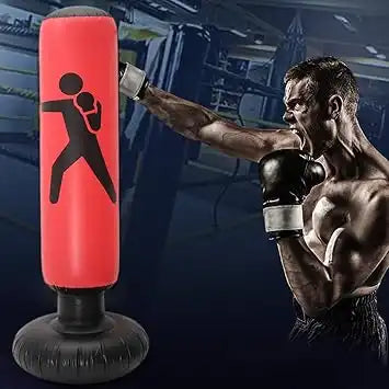 Sac de frappe gonflable de fitness en PVC