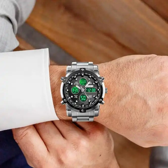 Montre Chronographe Analogique et Numérique
