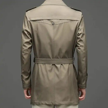 Manteau Mi-Long Élégant pour Hommes
