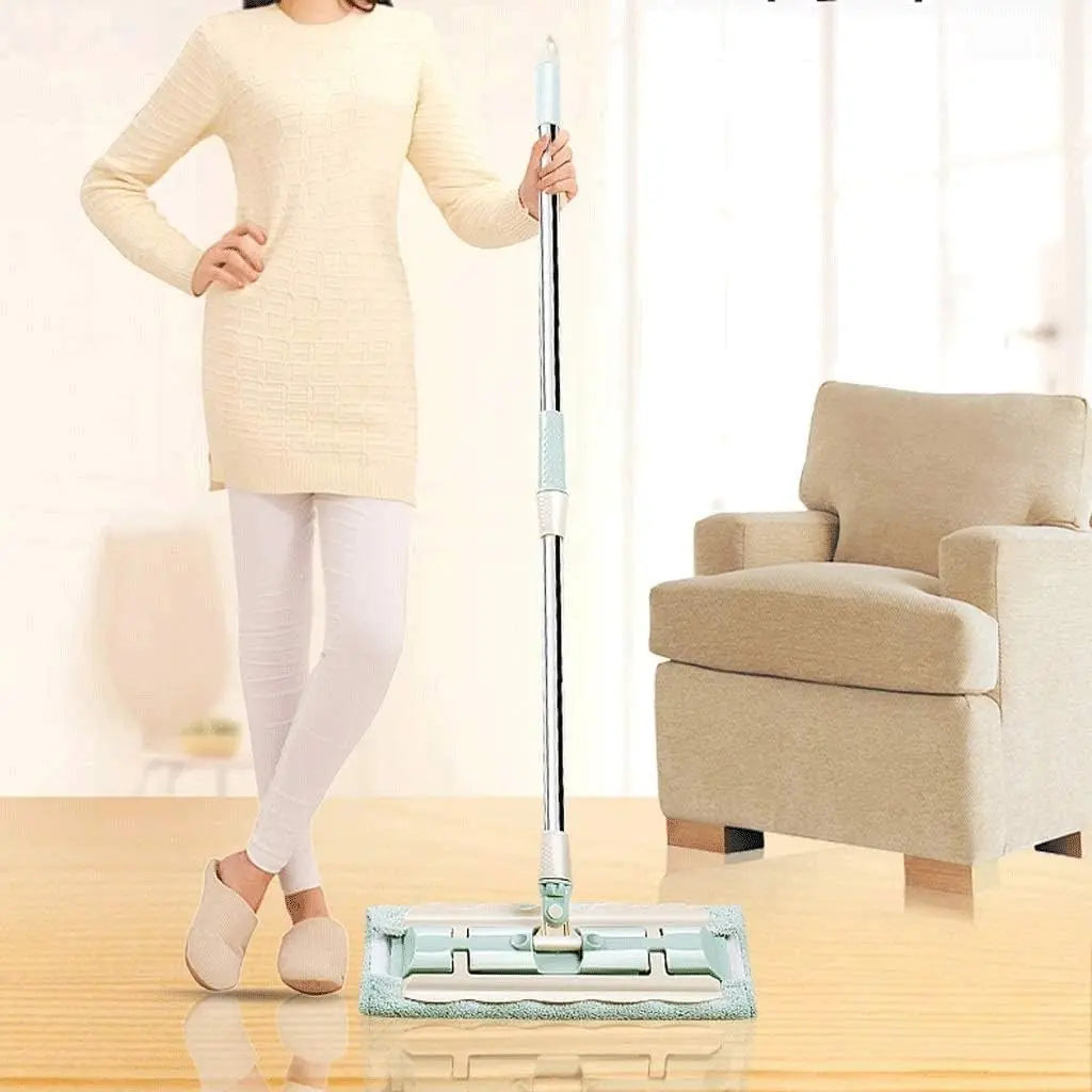 Balai de Sol Rotatif avec Manche Ajustable
