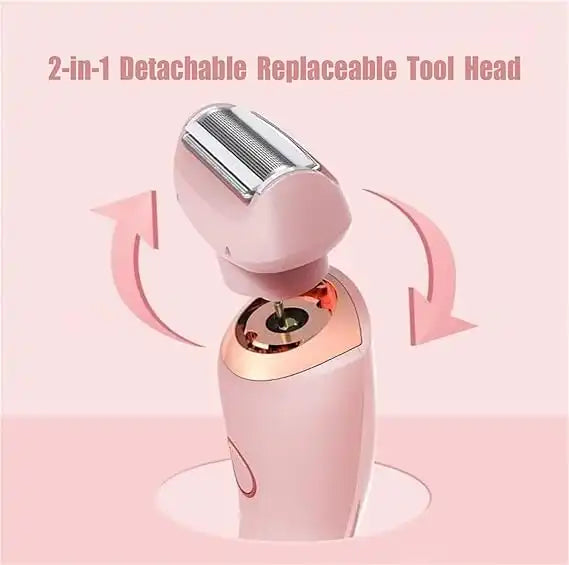 Rasoir électrique 2 en 1 pour femme