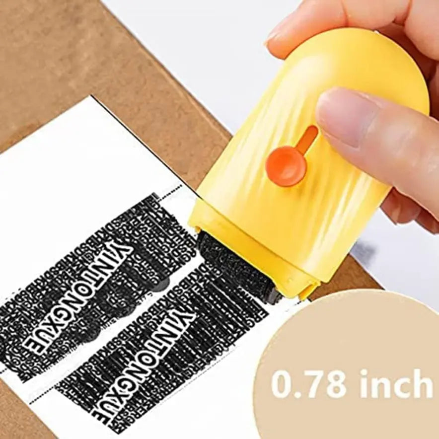 Rouleau Tampon de Sécurité 2 en 1 avec Cutter