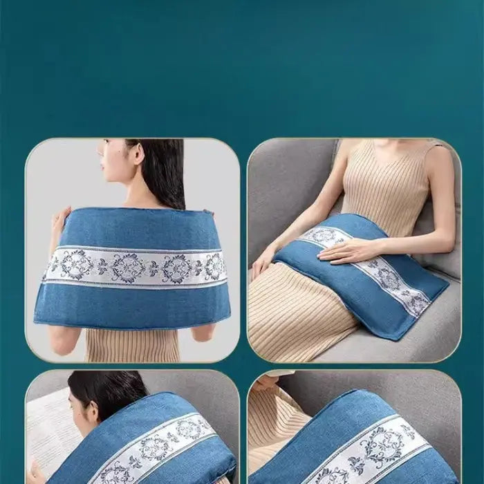 Coussin Chauffant Électrique au Sel Marin
