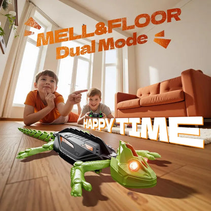 Gecko Télécommandé avec LED et Rotation 360°