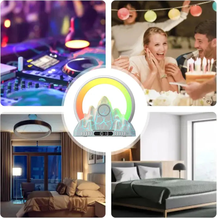 Veilleuse LED Intelligente avec Réveil FM