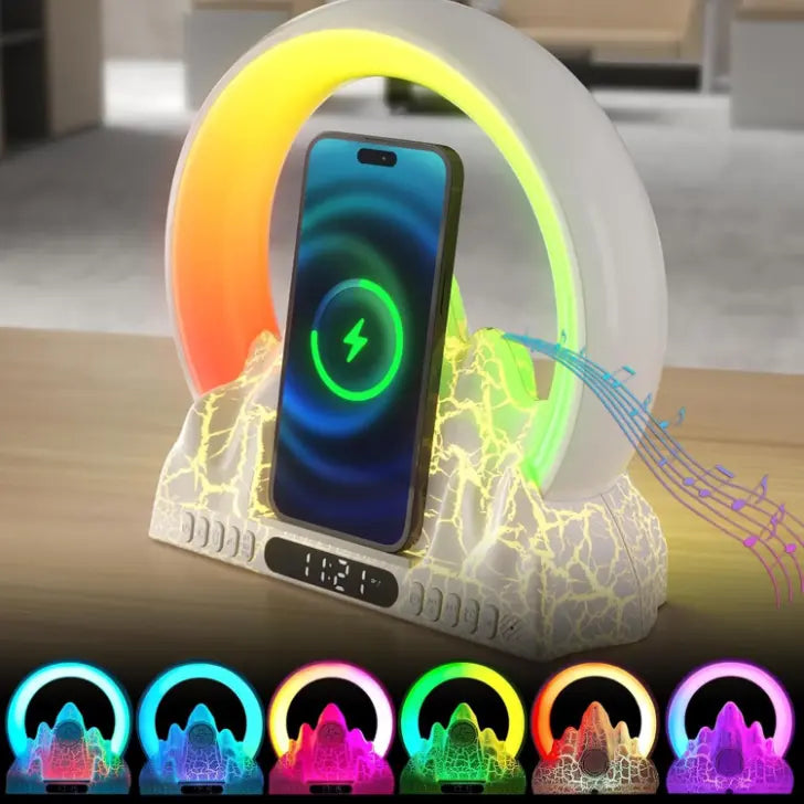 Veilleuse LED Intelligente avec Réveil FM