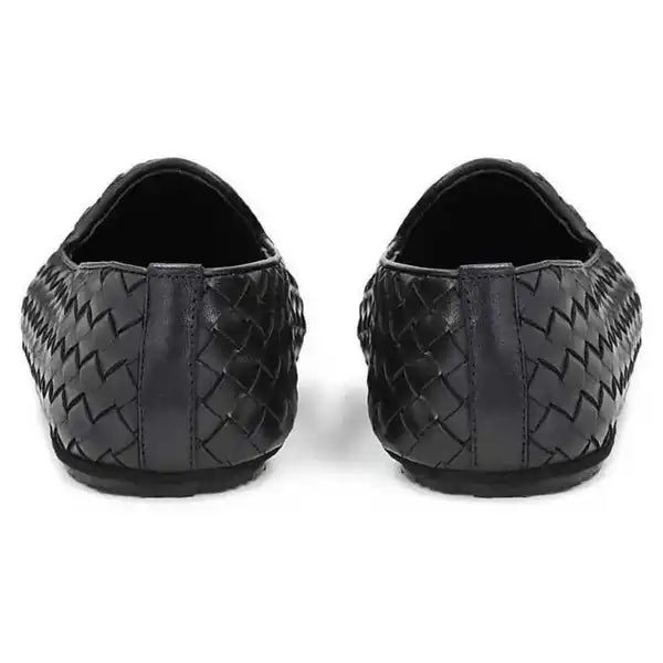 Mocassins en Cuir Tissés pour Hommes