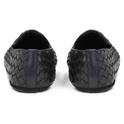 Mocassins en Cuir Tissés pour Hommes