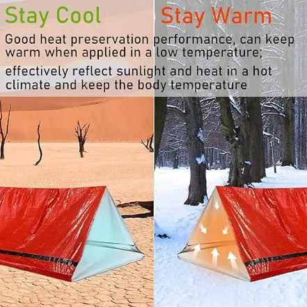 Sac de Couchage de Survie Léger et Imperméable