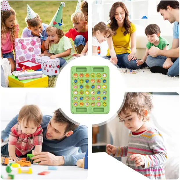Jeu de Plateau Éducatif à Retourner