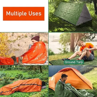 Sac de Couchage de Survie Léger et Imperméable