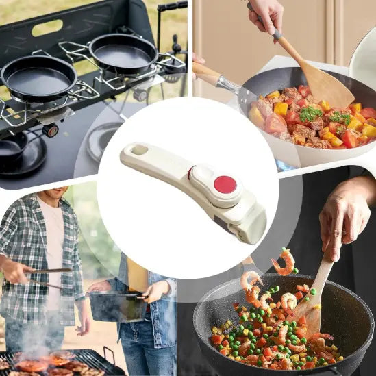 Poignée Amovible Antichaleur pour Casseroles