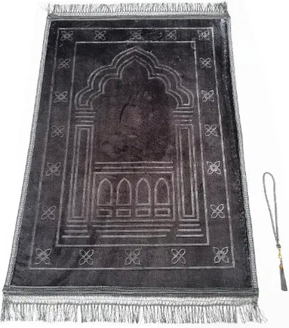 Tapis de Prière Portatif en Tissu Épais