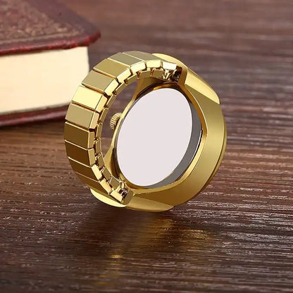 Montre à doigt avec bague et chiffres romains