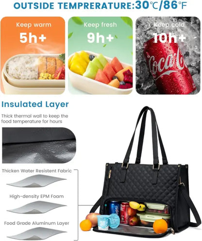 Sac à Main Isotherme 2-en-1 pour Femme