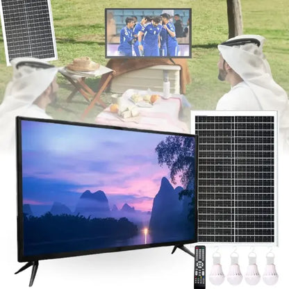 Téléviseur Intelligent 32 Pouces à Énergie Solaire