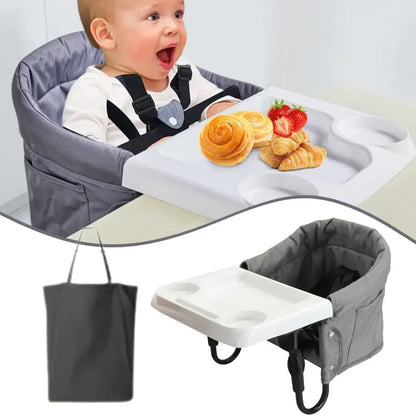 Chaise Haute Bébé Pliable avec Plateau