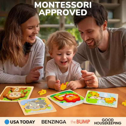Puzzle en Bois pour Apprendre en Jouant