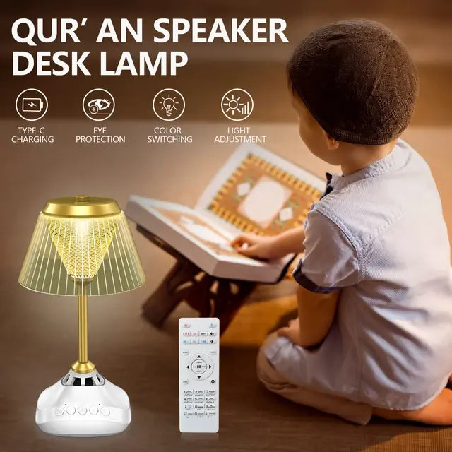 Lampe Coranique LED Intelligente avec Haut-Parleur