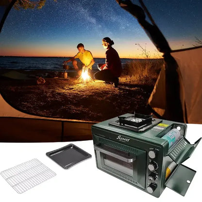 Four de Camping Compact avec Réchaud