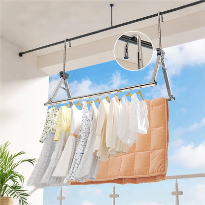 Étendoir à Vêtements Réglable et Durable