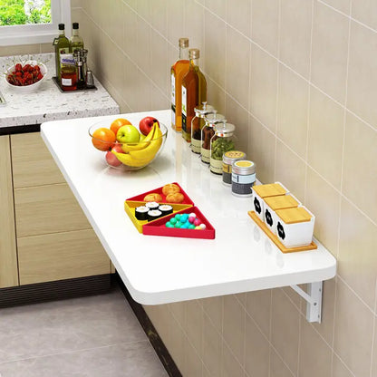 Table Murale Pliable pour Cuisine ou Bureau