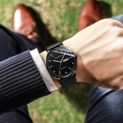 Montre Hommes Jour & Nuit Design Coréen