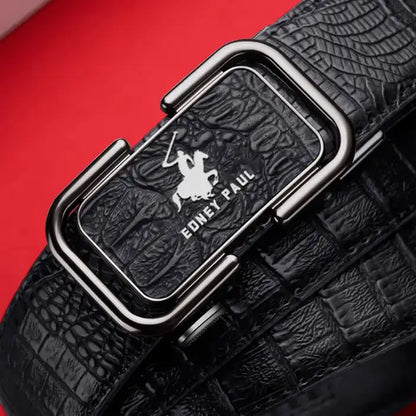 Ceinture Pantalon de Luxe à Motif Crocodile 2025
