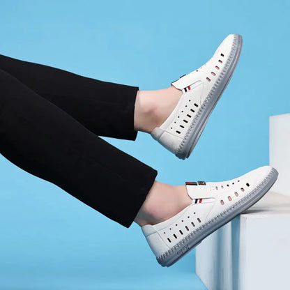 Chaussures légères et confortables pour hommes (blanc)