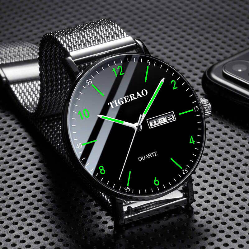 Montre Hommes Jour & Nuit Design Coréen