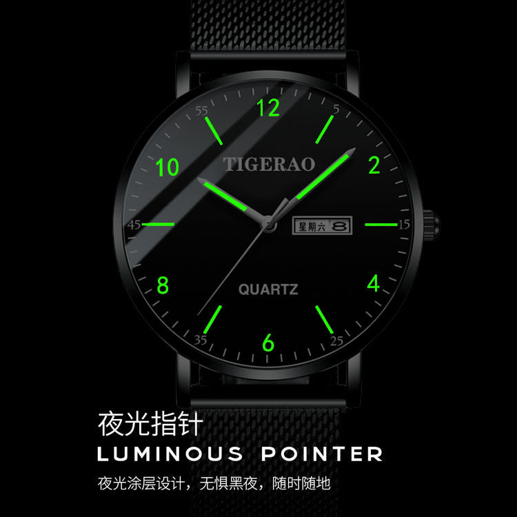 Montre Hommes Jour & Nuit Design Coréen